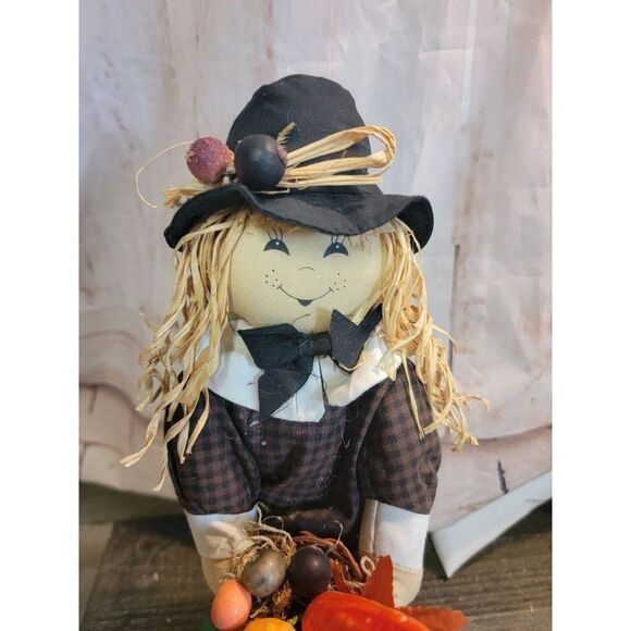Scarecrow Boy Harvest bundle Thanksgiving fall Decor figure - Picture 2 of 6